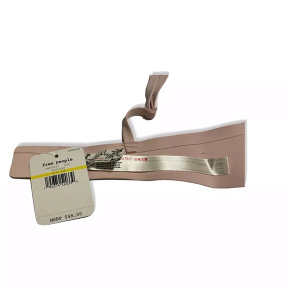 Free People Ari Bra 32B Blush Pink Mooncake - Picture 9 of 10